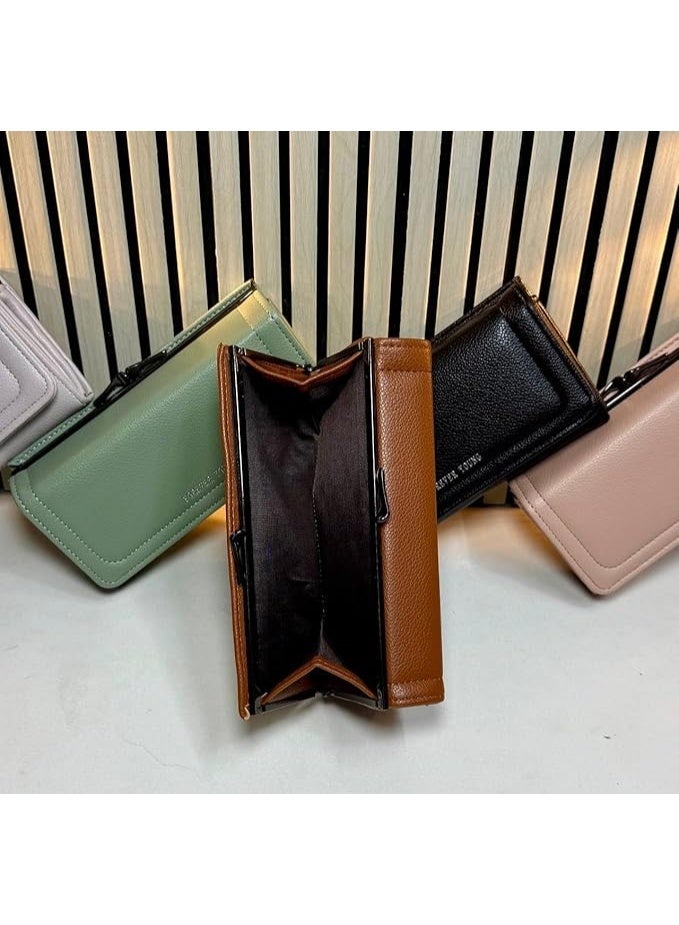فورإيفر يونج محفظة نسائية جلدية بكبسولة، متعددة الألوان (brown) - Image 2